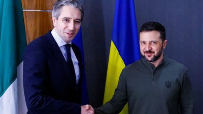 Зеленський приїхав до Ірландії й зустрівся з прем'єром Гаррісом