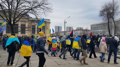 Ми не "какая разница" — учасниця Маршу Єдності у Дніпрі Ми не "какая разница" — учасниця Маршу Єдності у Дніпрі