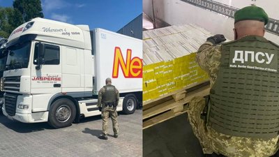 У порту на Одещині затримали фуру з контрабандними стіками для куріння