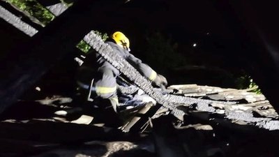 На Херсонщині горів житловий будинок На Херсонщині горів житловий будинок