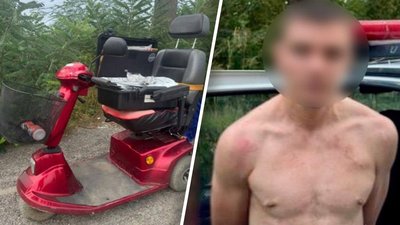 Електровізок та підозрюваний у грабежі вінничанин