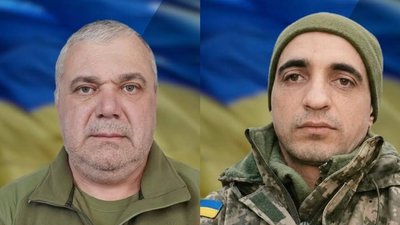 Полеглі військові з Буковини В'ячеслав Василик та Микола Данілейко