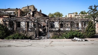 Херсонщина, обстріли РФ, ресторан, пожежа