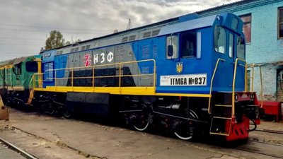 На Запорізькому тепловозоремонтному заводі відновили локомотив ТГМ6