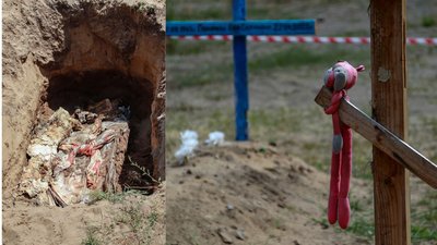Вперше після захоплення Рубіжного окупанти ексгумували десять тіл загиблих — Гайдай