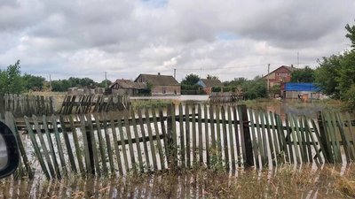 Негода наробила біди: на Херсонщині після зливи затопило село