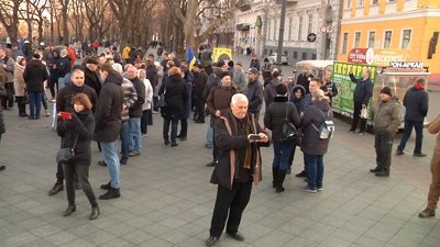 В Одесі пройшла акція «Червоні лінії Зеленського»