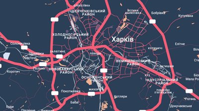 мапа Харкова