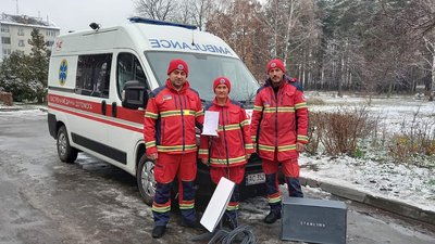 Медики швидкої на Волині отримали StarLink для безперебійного зв'язку