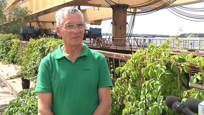 У Запоріжжя після ремонту повернувся плавкран "Захарій" У Запоріжжя після ремонту повернувся плавкран "Захарій"