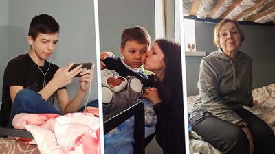 "Вперше за місяць виспались". Родині з Лисичанська порадили переїхати у Кропивницький