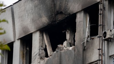 Обстріл Кременчука (ФОТО)