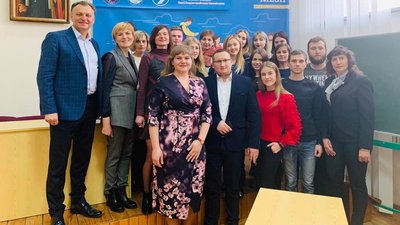 Тарас Демкура передає власний досвід студентам Тарас Демкура передає власний досвід студентам