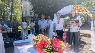весілля, весільні фото, одружився захисник, весілля в лікарні