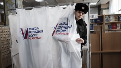 ЦВК РФ оголосила перемогу Путіна на виборах з 87,28% голосів
