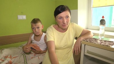 Людмила Гусак з сином Людмила Гусак з сином
