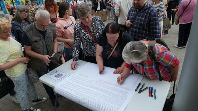 Акція проти підвищення цін на проїзд у Запоріжжі