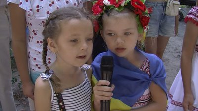 "Дитячий батальйон бандерівці": співаючи, діти з Волині зібрали гроші на антидрон для військових