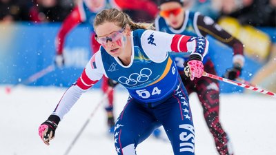 Джессі Діггінс в естафеті на Олімпійських іграх-2026