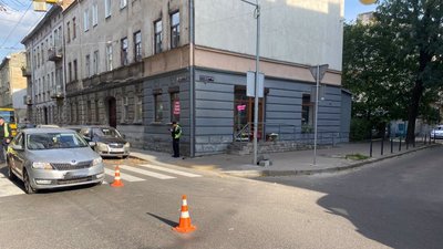 Фото з місця ДТП у Львові