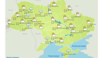 Хмарно та тепло. Якою буде погода на вихідних Хмарно та тепло. Якою буде погода на вихідних
