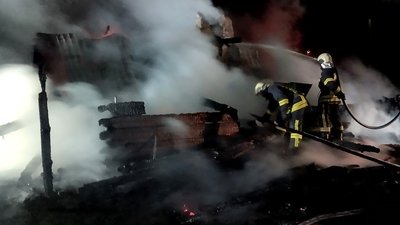 Гасіння пожежі на Ковельщині