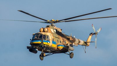Вертоліт військовий з 18 бригади