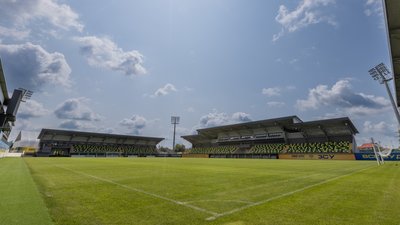 Стадіон "Лівий Берег" під Києвом, на якому у 2023 році гратиме домашні матчі "Металіст 1925"