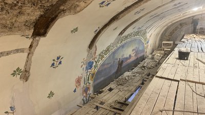Близько тисячі квадратних метрів розписів мають відновити у Полтавському краєзнавчому музеї Близько тисячі квадратних метрів розписів мають відновити у Полтавському краєзнавчому музеї