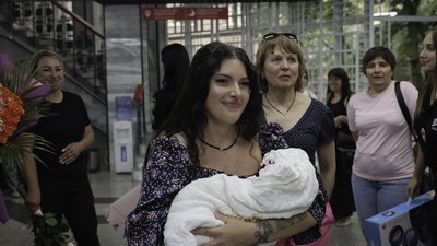 Єлизавета Дергільова народила доньку