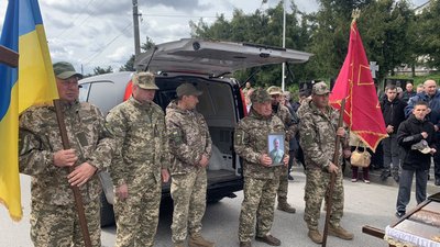 Прощання із воїном у Почаївській громаді, Тернопіль, 18 квітня, 2024 Прощання із воїном у Почаївській громаді, Тернопіль, 18 квітня, 2024