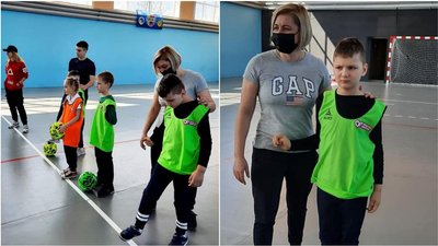 У Кропивницькому футболіст-паралімпієць Євген Зінов'єв проводить тренування для дітей з інвалідністю У Кропивницькому футболіст-паралімпієць Євген Зінов'єв проводить тренування для дітей з інвалідністю