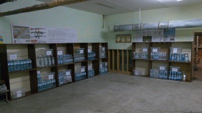 Облаштовують укриття у школі Облаштовують укриття у школі