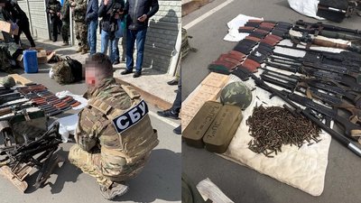 СБУ перехопила контрабанду кулеметів та гранатометів у прифронтовій зоні СБУ перехопила контрабанду кулеметів та гранатометів у прифронтовій зоні