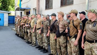 Зведений загін вінницьких поліцейських вирушив на Схід