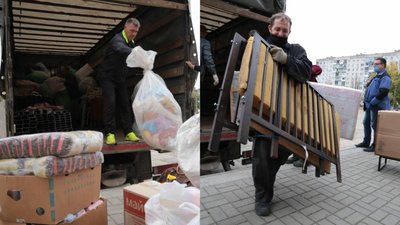 Меблі, їжа і будматеріали: з Волині повезли допомогу погорільцям на Луганщині