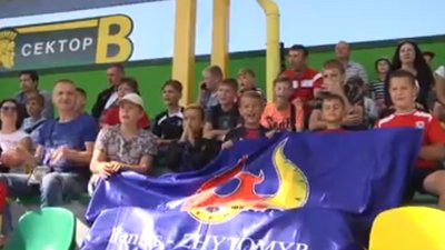 На оновленій Спартак-Арені у Житомирі відбулася перша футбольна гра: розпочався міжнародний турнір FENIKS CUP 2019
