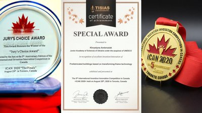 На Тернопільщині винахідниця створює конструкції для переносних будинків