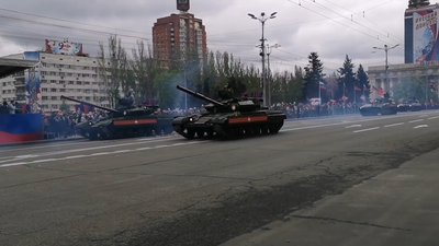 Окупанти провели "парад" у Донецьку