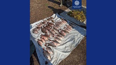 Патрульні Черкащини затримали рибалку за незаконний вилов