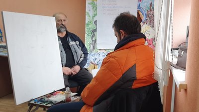 "Малюємо внутрішніми почуттями". Ветерани АТО та ООС долучилися до арттерапевтичної програми "Малюємо внутрішніми почуттями". Ветерани АТО та ООС долучилися до арттерапевтичної програми