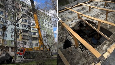 Який стан 9-поверхівки у Полтаві після влучання БпЛА