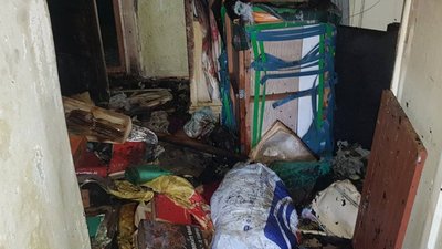У Харкові горіла квартира у багатоповерхівці: з будинку евакуювали 11 людей У Харкові горіла квартира у багатоповерхівці: з будинку евакуювали 11 людей
