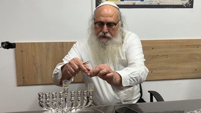 В Умані євреї відзначають Хануку