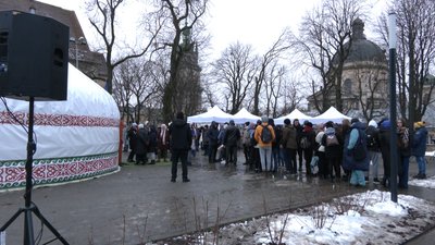У Львові казахська діаспора встановила "Юрту незламності" У Львові казахська діаспора встановила "Юрту незламності"