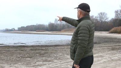 Найнижчий рівень води за 17 років: черкаський Дніпро обмілів Найнижчий рівень води за 17 років: черкаський Дніпро обмілів