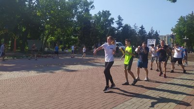 У Миколаєві просто неба відбулися відкриті тренування з боксу У Миколаєві просто неба відбулися відкриті тренування з боксу