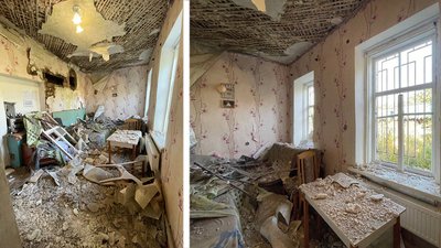 Зруйнований будинок, вибиті вікна багатоповерхівок та школи. У Кропивницькому рахують збитки від обстрілу Зруйнований будинок, вибиті вікна багатоповерхівок та школи. У Кропивницькому рахують збитки від обстрілу