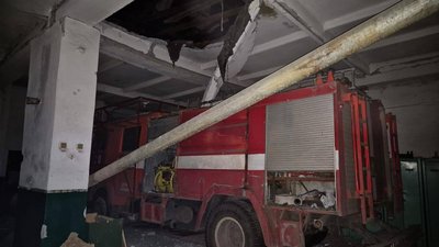 Удар РФ по пожежно-рятувальній частині на Запоріжжі, 5 лютого