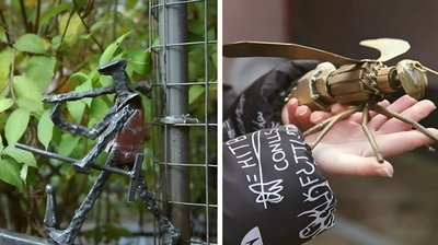 Залізничник з Мукачева виготовляє металеві міні-скульптури на підтримку ЗСУ Залізничник з Мукачева виготовляє металеві міні-скульптури на підтримку ЗСУ
